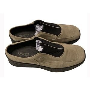 ECCO Mens‎ tan Suede w/ Black Sock/Trims size 41 ERO US 7.5